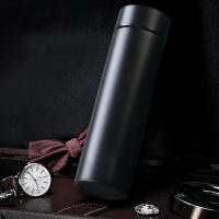 Botella Inteligente De Acero Inoxidable Con Pantalla De Temperatura Resistente a Fugas Doble Capa Mantiene Bebidas Calientes Y Frías Para Hombres - details 8