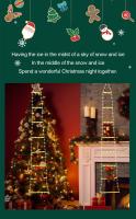 Lámpara LED De Santa Claus Para Decoración De Navidad Cuerda De Subida De Luces USB Con 8 Modos Luz De Exterior Para El Hogar Y Año Nuevo Adornos De Navidad - details 5