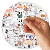 46pcs Pegatinas Creativas De Dibujos Animados Lindos Y Extraños Con Patrones Rich Para DIY Skateboard Casco Tazas Álbumes De Recortes Decoración - details 4