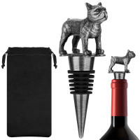 Tapa De Botella De Vino Para Perros/Cats Decorativa De Aleación De Zinc Y Silicona Herramientas De Accesorios Para Vino - details 9