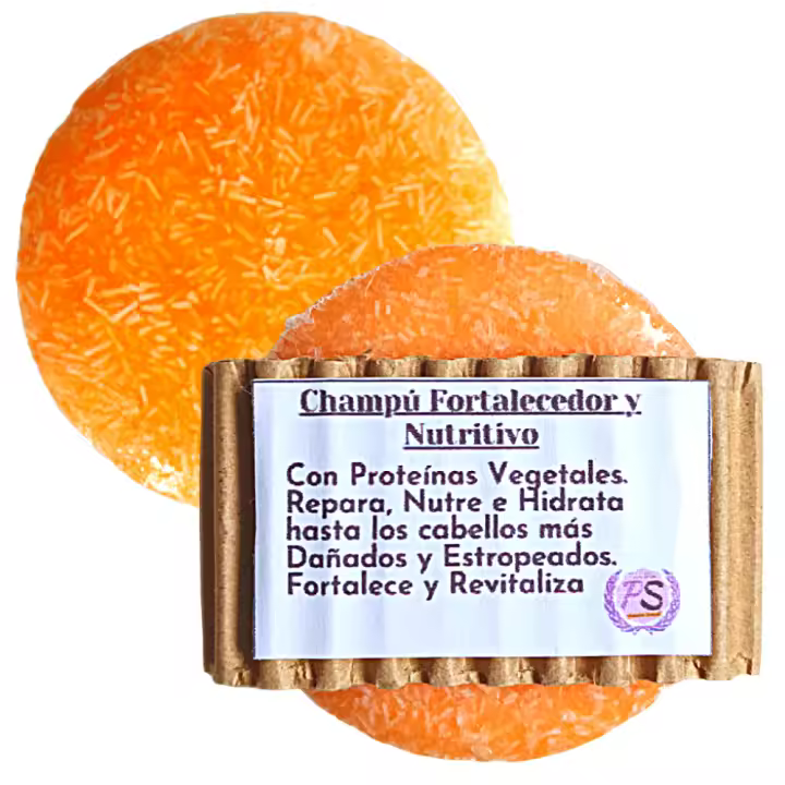 Pack 2 Champús Sólidos Fortalecedores y Nutritivos. Proteínas Vegetales. Pumarshop Cinnia Natura. Fragancia Pomelo - 1
