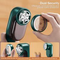 Quitapelusas Electrico, Quita Pelusas Ropa Recargable con 2 Cuchilla de Repuesto, Quita Bolas de la Ropa con 2 Velocidades Ajustables para Ropas y Muebles - details 3