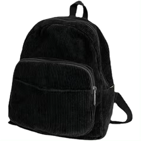 Mochila pequeña para mujer Mochila para mujer Mochila para mujer Mini mochila Monedero estético (negro) - 1