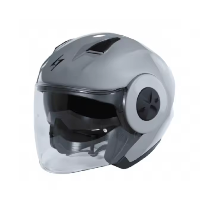 Casco Jet Stormer Trend Nardo Grey Sun Visor Storm - 1