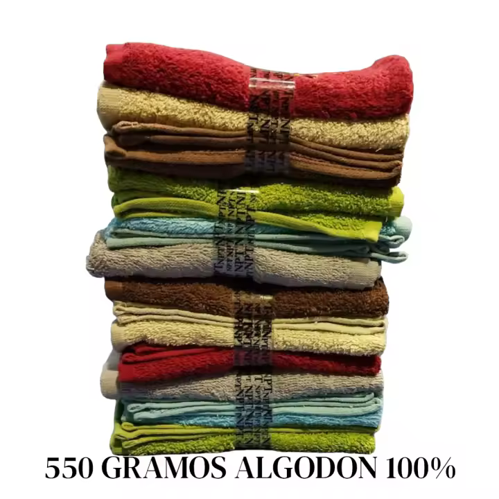 Mercatienda.es - Paños de Cocina de Algodón 550g - Bordados de Frutas en Colores Oscuros, Elegantes y Super Absorbentes - 1