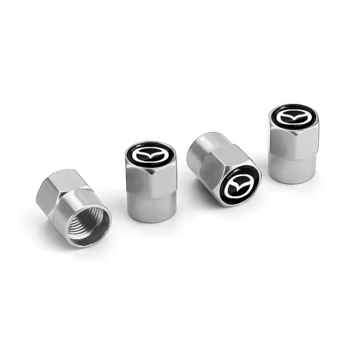 Tapa De Válvula De Neumático Para Coche Emblema Automóvil Compatible Con Mazda CX30 CX-4 CX5 CX-5 CX8 CX-8 CX-30 CX9 M3 M6 MX3 MX5 - 1