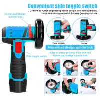 Mini Máquina De Pulido Y Tratamiento De Polvo Eléctrica Inalámbrica 12V 800W 19500rpm Con Batería De Litio Para Corte De Diamante Y Tratamiento De Superficies - details 2