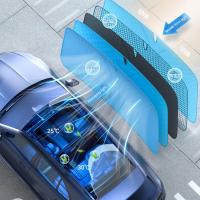 Visera De Coche En Titanio Plata Opaca Con Protección Solar Aislante De Calor Antirreflectante Para SUV Y Vehículos - details 4