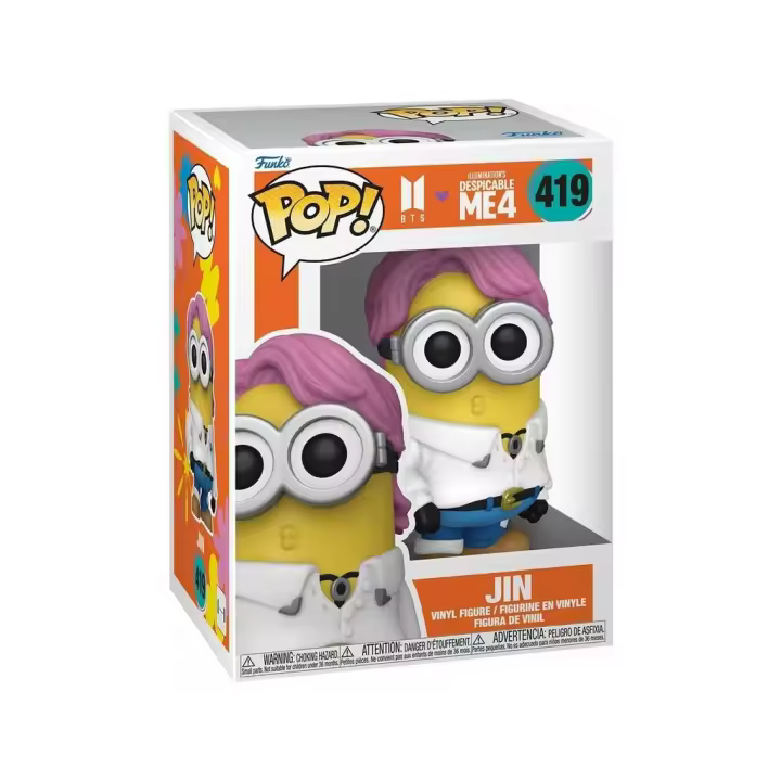 Funko Pop BTS x Minions Figura Jin Juguetes FUNKO - 1