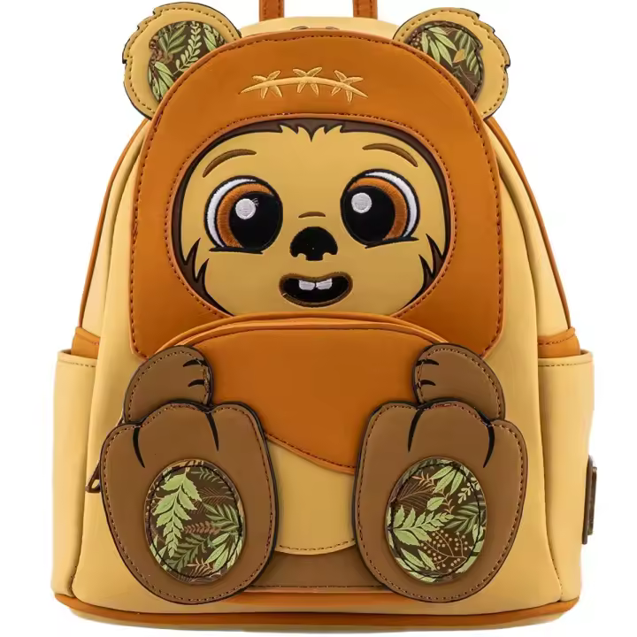 LOUNGEFLY MOCHILA  EWOK WICKETT W. WARRICK ENDOR mujer  BACKPACK RETORNO DEL JEDI RETURN JEDI bolso - 1