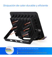 Lámpara De Inundación LED IP66 Impermeable 10W 20W 30W 50W 100W AC 220V Con Reflectores Para Calles Jardines Y Exterior - details 6