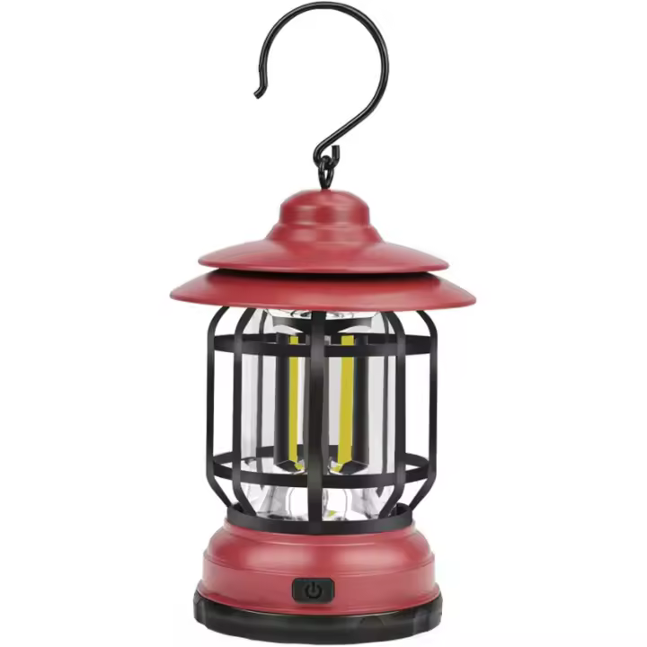 Farol de Camping Eléctrico | Lámpara COB-LED Portátil | Luz de Camping a Pilas - 1