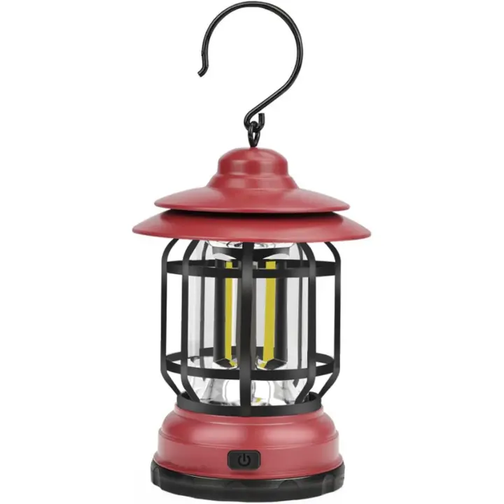 Farol de Camping Eléctrico | Lámpara COB-LED Portátil | Luz de Camping a Pilas - 1