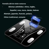 Báscula De Peso Corporal Inteligente BluetoothCompatible Escala Digital Para Baño Con Analizador De Composición Corporal Y App Móvil - details 3