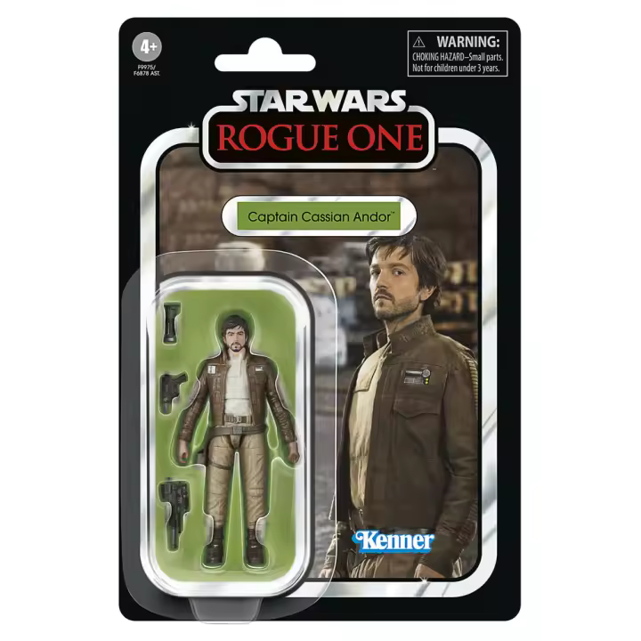 Figura Captain Cassian Andor Rogue One Star Wars 9,5cmFigura  Coleccionable - Idea de Regalo- Mercancia Oficial - Juguetes para Niños y Adultos - Movies Fans - Muñeco para Coleccionistas y Exposición - 1