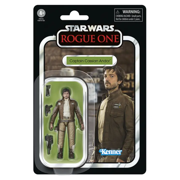 Figura Captain Cassian Andor Rogue One Star Wars 9,5cmFigura  Coleccionable - Idea de Regalo- Mercancia Oficial - Juguetes para Niños y Adultos - Movies Fans - Muñeco para Coleccionistas y Exposición - 1
