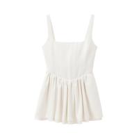 Vestido Mini De Noche Sin Mangas Para Mujer Estilo Chic De Club Fiesta Con Cuello Cuadrado Y Espalda Descubierta Polyester - details 1