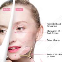 Gua Sha De Jade Rosa Natural Masajeador De Pintura Para Rostro Y Cuerpo Herramienta De Cuidado De La Piel Facial Eliminación De Arrugas Lifting SPA De Belleza - details 3