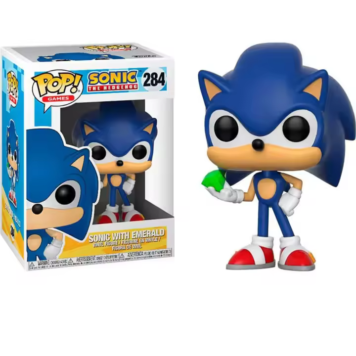 Funko Figura Pop Sonic With Emerald - 1