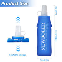 Botella De Agua NEWBOLER Plegable TPU Para Deporte Al Aire Libre Correr Camping Senderismo Viajes Capacidad De 150/250/300/500ml - details 18