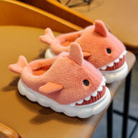 Zapatillas De Algodón Para Niños Y Niñas Con Diseño De Joven Ballena Para Otoño E Invierno Zapatos De Interior Grueso Y Cómodos Tallas Variadas - details 18
