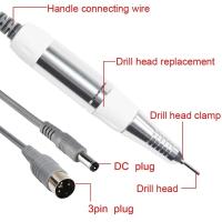 Profesional Enchufe Eléctrico Para Uñas 35000RPM Herramienta De Pulido Y Grabado Manicura Accesorio De Taladro Para Uñas - details 3