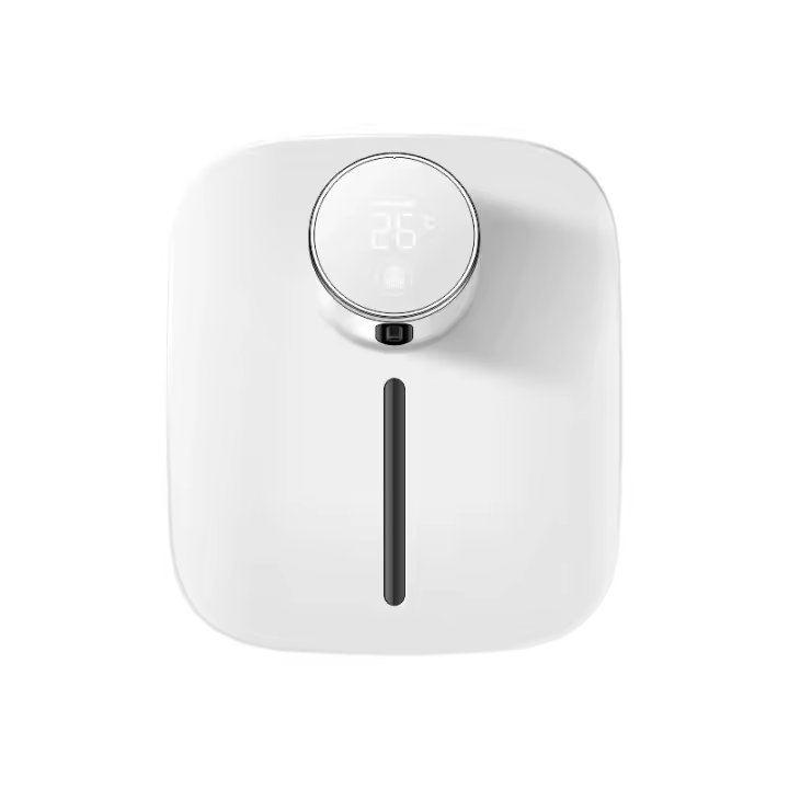 Dispensador De Jabón Automático Multifuncional Montado En La Pared Con Sensor Infrarrojo Y Pantalla Digital LED Recargable Por USB - 1