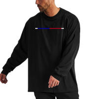 Camiseta Deportiva De Correr Para Hombres Suelta Y Oversize Algodón Transpirable Manga Larga Estilo Hip-Hop Para Gimnasio Y Fitness Con Estampado De París - details 2