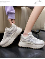 Zapatillas De Correr Para Mujer Retro Plataforma Ligera Transpirables Deporte Casual Zapatos De Muffin Estudiante Nuevo 2024 - details 14