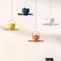 Ventilador de techo con control remoto inteligente USB de 7,08 pulgadas con tres velocidades de viento y tres tiempos, adecuado para uso doméstico (blanco, azul, amarillo, naranja opcional) - details 3