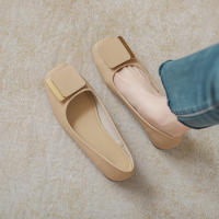 Zapatos planos de tacón bajo para mujer, calzado de bailarina, cómodo, sin cordones, para oficina, fecha, uso diario - details 4