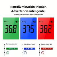 BIT Termómetro Digital sin contacto para niños y Adultos, Alarma de temp, Frente, interior, infrarrojo, multimoción - details 5