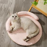 Colchoneta de frijol de hielo para gato, colchón frío con refrigeración, resistente a mordeduras y arañazos, cama para mascotas, adecuado para perros de tamaño mediano, Verano - details 5