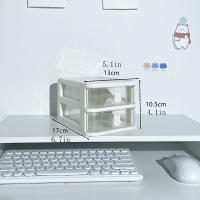 Caja De Almacenamiento Multifuncional Para Escritorio Con Porta Bolígrafos Y Rack Para Accesorios De Cabello, Caja De Joyas De Tres Capas Ecológica - details 0