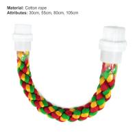 Juguete Para Pájaro Colores Arandelas De Lino Colgante Para Caja De Pájaro Accesorios De Juguete Para Periquito Cacatúa Y Otros Pájaros Tamaño Variado - details 6