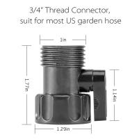 Válvula De Apagado De Camión De Jardín 3/4" Plástico Conector De Hilo Estándar Válvula De Agua Para Conexión Rápida De Jardín - details 0