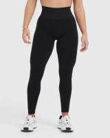 Leggings De Yoga Para Mujer Oneractive High Waist Elastic Monochromaticos Fitness Gimnasio Entrenamiento Correr Pantalones Sin Costuras - details 7