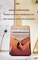 Kalimba 17 Teclas Profesional Piano De Dedos Madera Sólida Veneer Instrumento Musical Regalo De Navidad - details 4