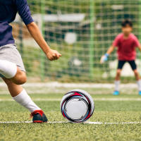 Bola De Fútbol Estándar Tamaño 5 En PVC Suave Y Resistente a La Ruptura a Prueba De Fugas Ideal Para Campus Y Juegos - details 7