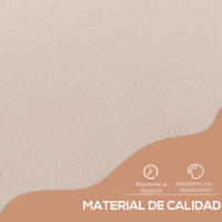 Outsunny Toldo Manual Retráctil 200x150 cm con Manivela de Aluminio Ángulo Ajustable Protección Solar para Terraza Balcón Jardín Patio - details 4
