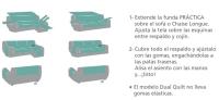 Vivid Torral - Funda Cubre Sofá, Protector Para Sofás Acolchado Reversible - details 4