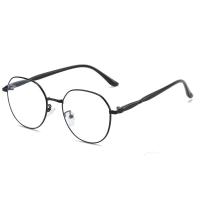 Gafas Planas De Luz Metálicas Nuevas Coreanas Para Hombres Y Mujeres Anti Luz Azul/radiación Gafas De Moda Circular Material De Armazón De Aleación - details 5