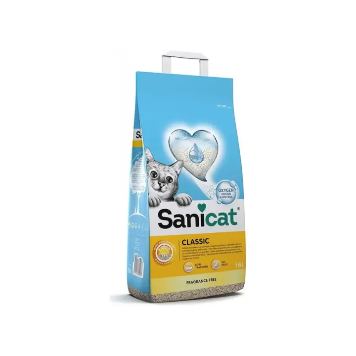 Sanicat Classic Arena Para Gatos Sin Perfume 10 L - 1