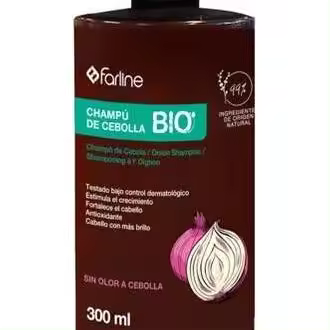 Farline Champú De Cebolla Bio 300Ml - Cuidado Capilar - 1