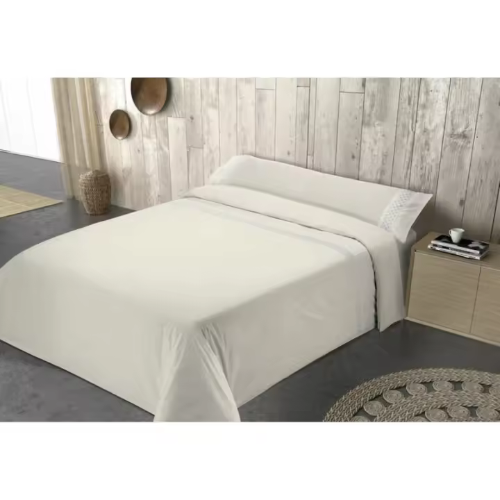 Pierre Cardin - Juego de funda nórdica Pierre Cardin ELISA Beige Marfil Cama de 135 2 Piezas - 1