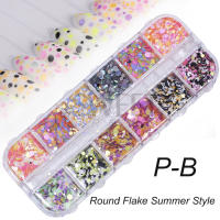 12 Grillas De Brillo De Uñas En Forma De Corazón Sequinias Holo Iridescentes Para Año Nuevo Y San Valentín BERX04 - details 7