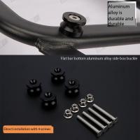 Caja Trasera De Motocicleta Accesorios Universales Aluminio Espaciadores De Resorte Hebilla Y Placa Inferior Para Equipaje - details 5