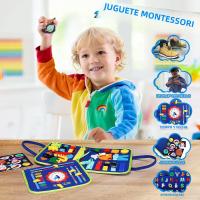 Tablero de Fieltro Educativo para Niños - Juguete DIY de Aprendizaje Temprano, Montessori, Tablero Ocupado para Bebés y Preescolar - details 3
