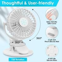 Mini Ventilador USB, Base Estable, 3 Velocidades - details 0