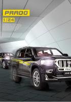 Modelo De Coche De Escala 1:24 TOYOTA Land Cruiser Prado Deportivo SUV De Aleación Con Retroceso Pull Back Luz Y Sonido Regalos Para Niños Colección A174 - details 0